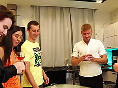 Students Celebrate New Years Eve At Party And Fuck Group Sex