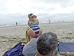 Passers-by looked, but she continued until I cum. Public anal.