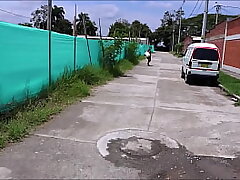 BUSTY STREET VENDOR WITH PALE SKIN AGREES TO GIVE UP HER PUSSY AND SUCK DICK IN EXCHANGE FOR MONEY