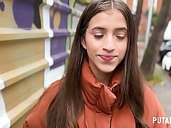 PutaLocura - Petite Colombian young woman Sofia Smith is caught by Torbe and they fuck hard