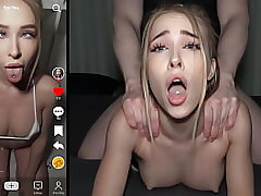 SHE MESSAGED US ON TIKTOK - Extra Tight Teen Loves Rough Doggy Fucking