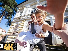 HUNT4K. Wedding Fuck with Sarah Kay