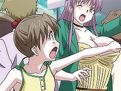 Petite Teen Touching Women in a Public Train &vert; Uncensored Hentai