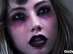 Hell yeah! Goth teen nympho Ivy Wolfe goes CRAZY!