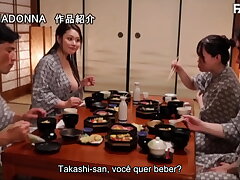 I Got My step Mother-in-Law Pregnant During a Family Trip [Subtitled] Kanaya Uno