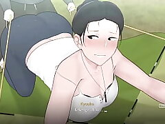 Camp With big tits Mom [Extended] GAME #1 Big tits Hot mom camp with my friend