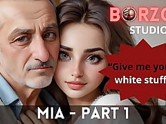Mia - 1 - Horny old Grandpappa domesticated virgin teen young Turkish Girl