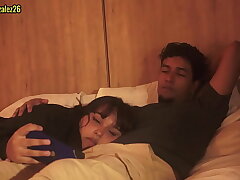 Watching Netflix with my stepsister but I couldn't help but put my penis in her mouth, they almost discovered us!!