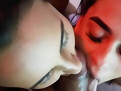 Wife invited her hot friend to have a threesome with her husband! Delicious sex that ended with cum in the face. (Adão) (Eva) (Mila).