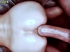 Anal with my friend's cock destroying my wife - CUCKOLD'S DREAM