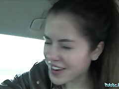Public Agent Wet Russian Spreads Legs For Cash