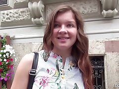 GERMAN SCOUT - First Time ANAL for 18yr