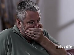 step Son throwsover step dad and fucks step mom infront of him (Portuguese Subtitles)