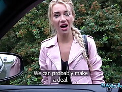 Public Agent - cheating creampie for girlfriend in need