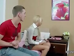 Step-Bro caught Virgin Sister and seduce To fuck her Anal