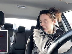 Going Thru a Drive Thru while Trying Not To CUM