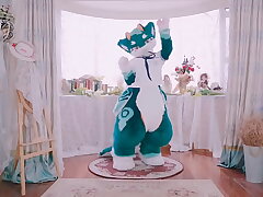 cute dragon dancing