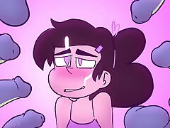 animation by missmoonified: pajama party with special guest