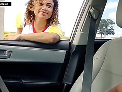 I SAW A HOT BEGGER ON THE STREET CHEATING AND TOLD HER I WAS GOING TO GIVE HER A FEED