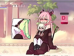 Max The Elf v0.4 [Femboy Hentai game PornPlay] Ep.6 turned into futanari with big tits and anal creampied