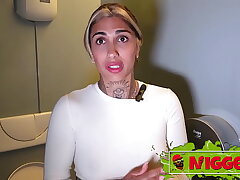 Bareback anal sex, ass to mouth. BBC for slut Valeria del Rio, another interracial on Nigged