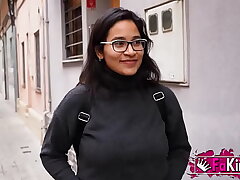 Curvy Latin babe Lana Villafuerte makes a HARDCORE DEBUT! She can become a pornstar :)))