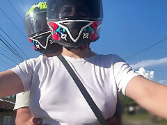 I Picked Up A Didi Client Without A Bra And He Noticed My Big Tits