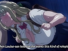 Busty blonde hentai