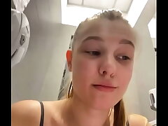 Squirting in the changing room