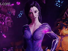 Daughter of the Void. POV fuck with Kai'Sa, League of Legends game parody