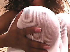 Fucking black big tits mom