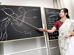 Indian Fitness Trainer Teach Hardcore Sex Exercises