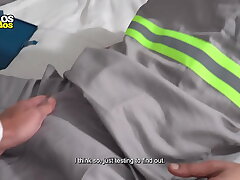 THE ELECTRICIAN FUCKED ME HARD WITH HIS HUGE TOOL