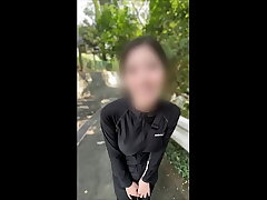 [A beautiful running girl came to my house to serve me] The best holiday sex with a kind and sexy slut