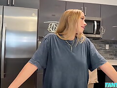 Fucking My step Brothers Hot Blonde Girlfriend - Khloe Kapri - FantasyPOV