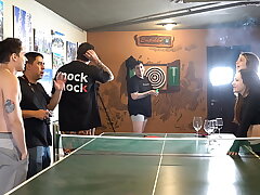 Strip-pong stream with argentinian pornstars gets hot! Knock Knock Club