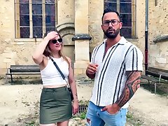 Gorgeous blonde Cat In Mini wants a hard cock!