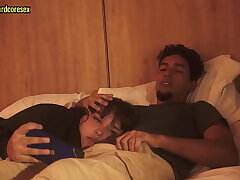 I was watching a movie with my best friend and I put my penis in her mouth before we got caught.