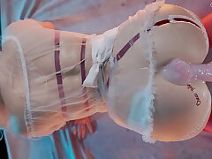 Cum Flood Alert! Dildo Filling Me Until I Can’t Stop Screaming!