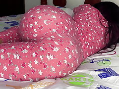 I can't stop watching my Stepdaughter's Ass in Pajamas - My Perverted Stepfather Wants to Fuck me in the Ass