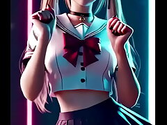 Marie Rose's Playful Dance (T-ara - Bo Peep Bo Peep) &vert; DOA &vert; 3D Dance &vert; AI Generated &vert; Uncensored Hentai Cosplay