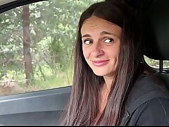 A modest girl showed her tits and opened her ass to an impudent guy