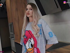 Stepsister, Why Do You Need Coffee? a Good Morning Sex will Cheer You Up!