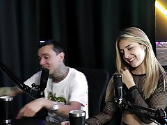 The first time she saw his dick on a recording, then they didn't speak to each other - Yasmin Pariz & Ktal Vagabundo do Bom (SHEER/RED)