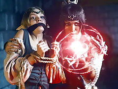 Medieval Fantasy Lesbian Sex - Blonde Elf Girl Infects Octokuro with Sex Crav...