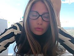 I distracted my stepmother with a dirty phrase, so she scolded me, fucked me to calm her down, didn't let her fuck me in the ass.