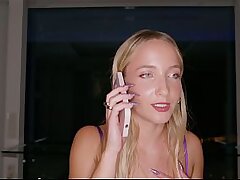 Beautiful College Girl Waits for Us with a Toy in Her Ass for Us to Fuck Her Hard - Chloe Chevalier