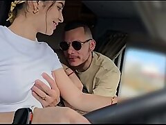 I picked up my favorite Uber client without a bra