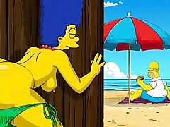 Married Housewife Gets Fucked By Everyone Except Her Cuckold Husband. Best Cartoon Compilation. Simpson Parody
