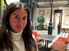 Real Porn Casting in A Public Toilet of a Shopping Mall